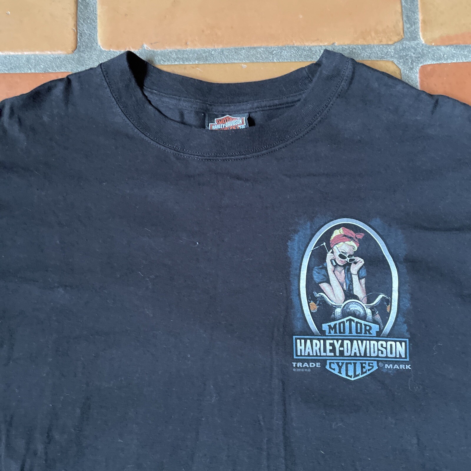 Maglietta Harley Davidson Motorcycles Monadnock da uomo grande nera Keene New Hampshire