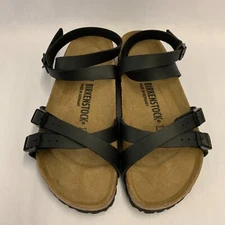 Birkenstock New with Box Blanca Black Birko-Flor Narrow Width - Select Size