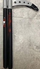 new ATA KARATE TAEKWONDO Weapons Ssahng Nat Kamas 15" Inch Adult BLACK Dragon