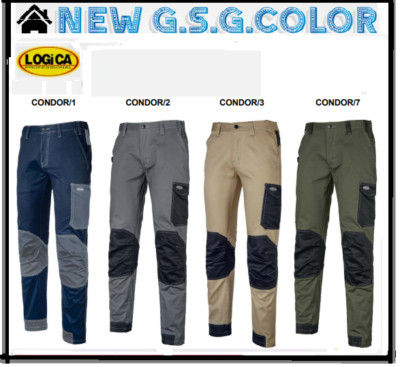 CONDOR Arbeitshose Herren Stretch Polycotton Elastisch Verstärkt