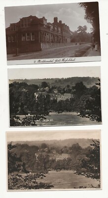 BERKHAMSTED GIRLS SCHOOL - HERTFORDSHIRE - NICE COLLECTION OF 8 OLD POSTCARDS