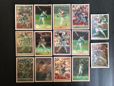 1986 Sportflics Baseball 14 Card Lot (Carlton, Dykstra, Gaetti, Carter, McGee)