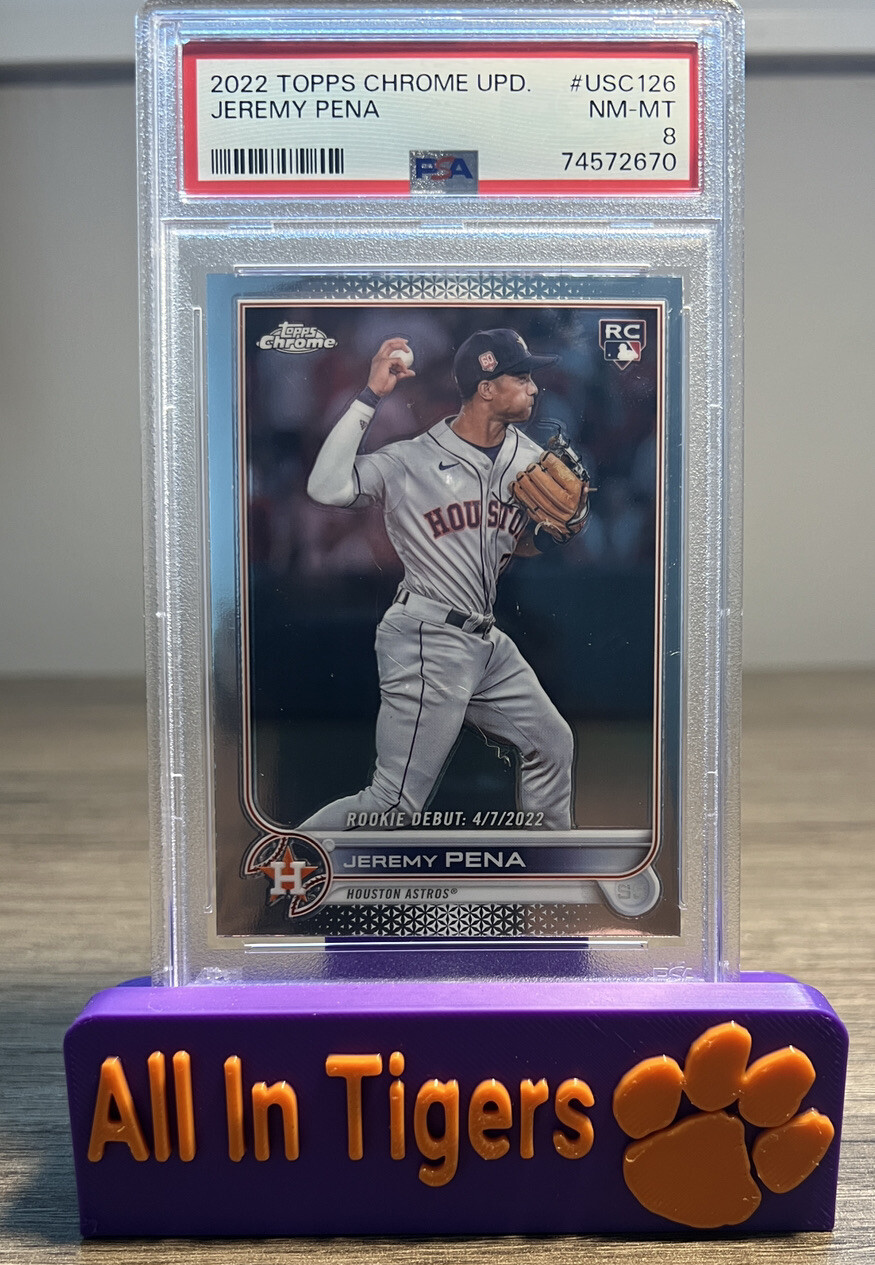 2022 Topps Chrome Update Jeremy Pena Rookie Debut USC126 RC