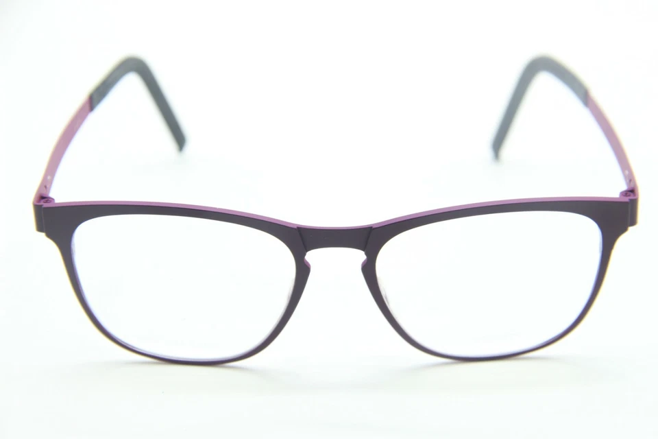 NEW BLACKFIN BF 742 COL. 529 WESTMAN PURPLE GUNMETAL AUTHENTIC EYEGLASSES 51-17 - Image 2 of 3