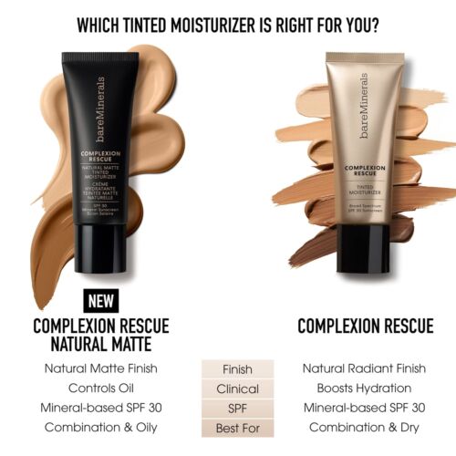 BareMinerals Complexion Rescue Tinted Moisturizer Face SPF 30 Cinnamon 10.5 - Picture 7 of 9