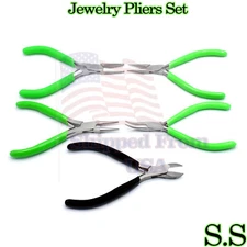 5 pcs Jewelry Pliers Set Jewelry Making Beading Wire Wrapping Pliers Set