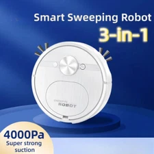 Smart Sweeping Robot Vacuum Cleaner 3 in 1 Vacuum Cleaner 4000 Pa Suction Power