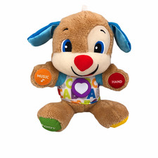 Educational Puppy Dog Plush Fisher Price Laugh  Learn Smart Stages Talks Sings