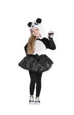 Panda Bear Beauty Costume Halloween Cosplay Kids Dress Up Toddlers 3T/4T Girls
