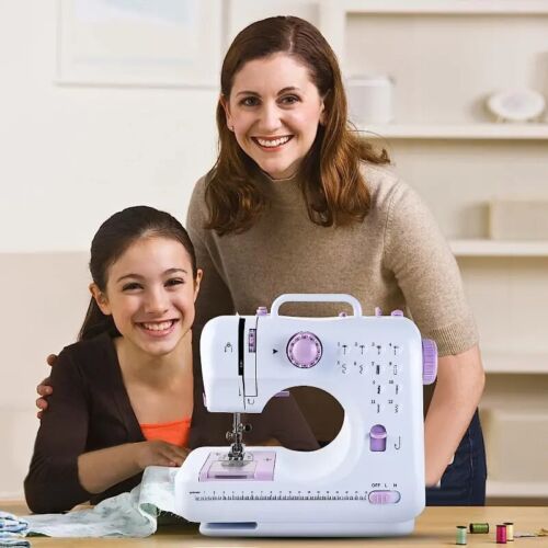 Sewing Machine  1pc Purple 505 Electric  Machine For Beginners, Portable Sewing  - Picture 1 of 7