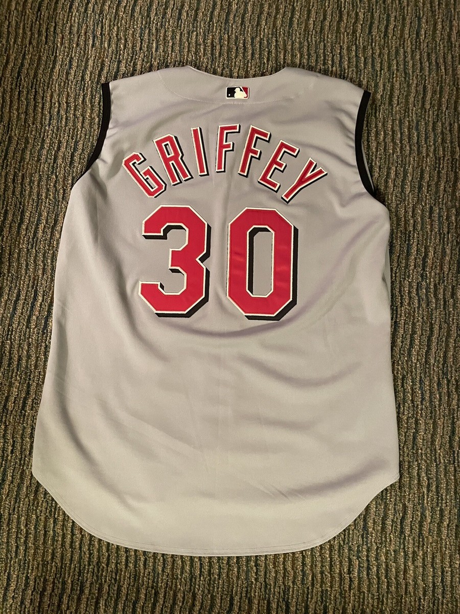 Ken Griffey Jr. #30 Russell Cincinnati Reds Vest Jersey Size 44