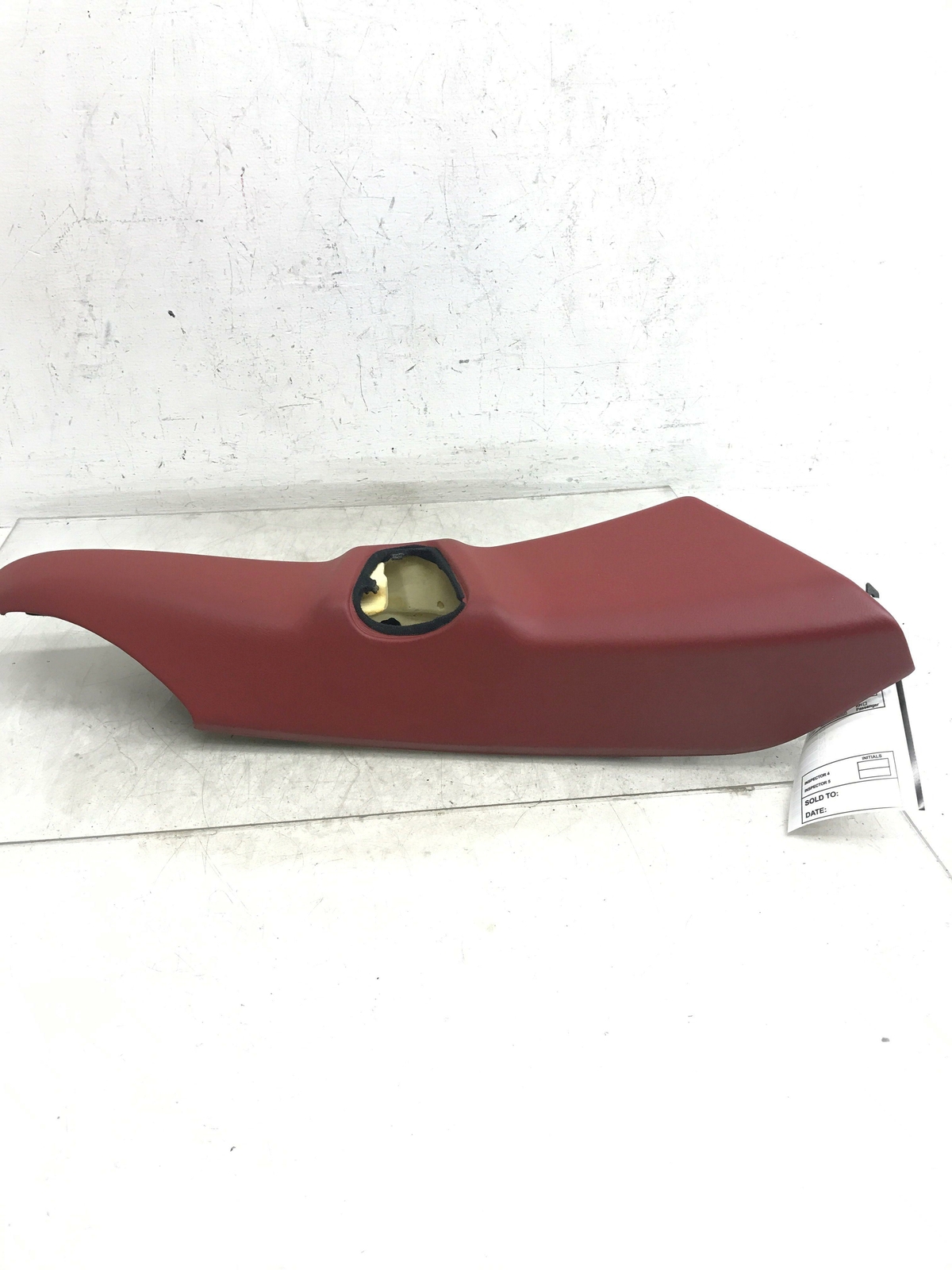 ASTON MARTIN RAPIDE RIGHT UPPER B-PILLAR TRIM PANEL COVER RED AD43-24318-BD OEM
