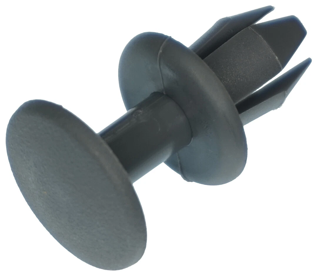 BMW Plastik Clip Rand Erweiterungs-Niete Stecker Klammer Grau  