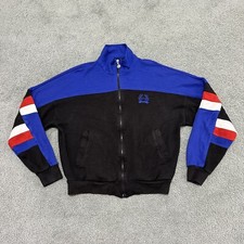 VTG 80s Christian Dior Monsieur Track Jacket Men's XL Color Block Full Zip