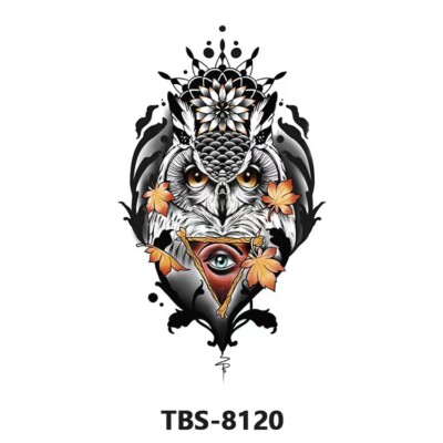 Temporary Fake Tattoo Stickers The Eye of Wisdom, Waterproof Arm Body Art
