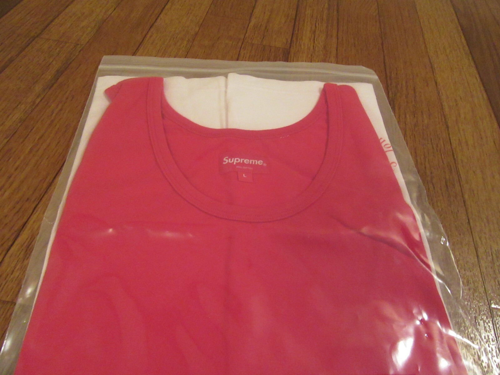 Supreme Split Tank Top Size Large Red SS19KN85 SS19 Supreme New York 2019 New DS