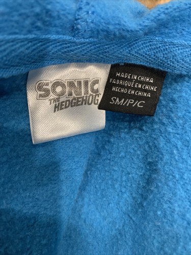 Disfraz de Sonic The Hedgehog para niño 3D plumas capucha cremallera completa personaje sudadera con capucha pequeña - Imagen 3 de 4