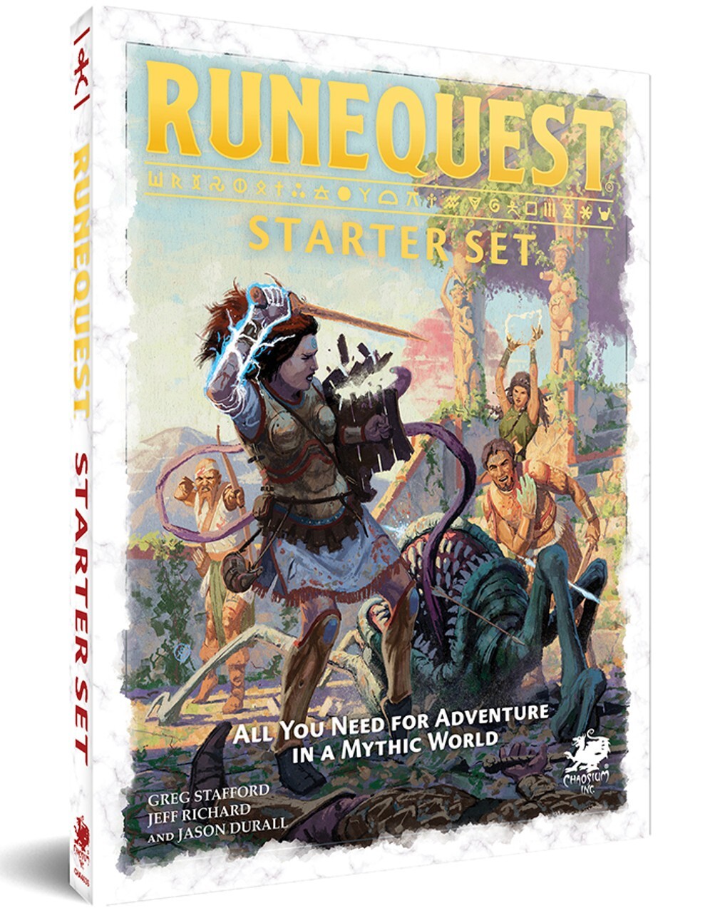 RuneQuest Starter Set by Jason Durall and Greg Stafford 2021 RPG Adventure Paperback