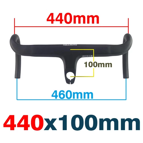 Cavo interno manubrio bici da strada in carbonio drop bar integrato con distanziali - Foto 23 di 43