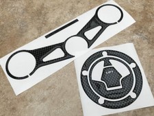 Carbon Fibre Effect Yoke & Filler Cap Cover fits Kawasaki ZX10 ZX10R 2004- 2005