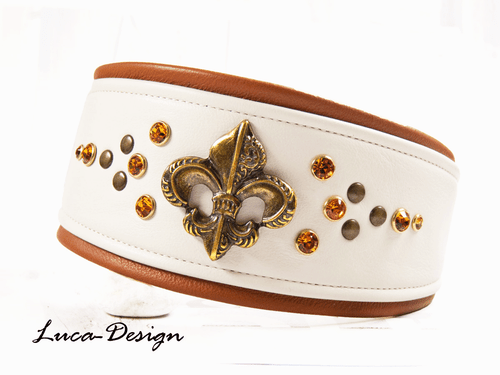 Windhundhalsband Hundehalsband Greyhound collar Galgo Barsoi Whippet Lurcher lyn - Picture 1 of 9