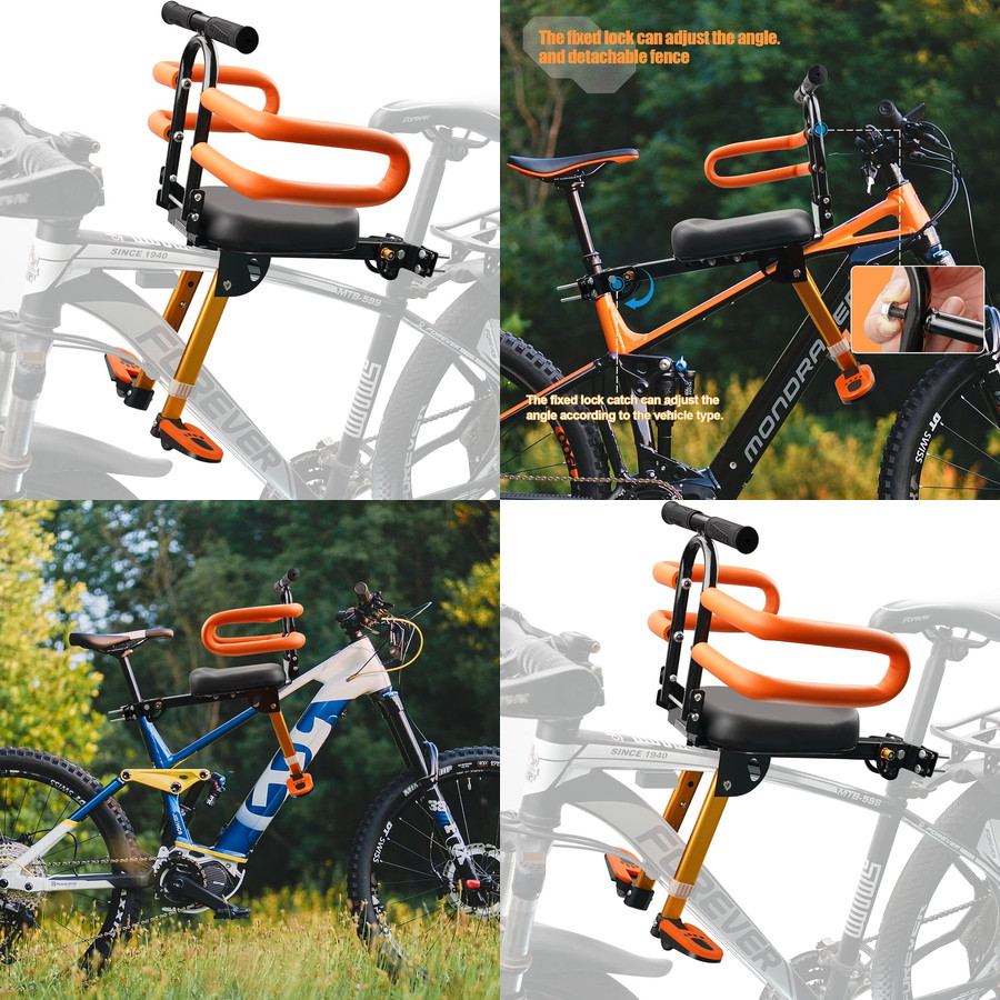 Asiento Bicicleta Ninos Soporte Delantero Compatible Bicicletas Montana Pequenos