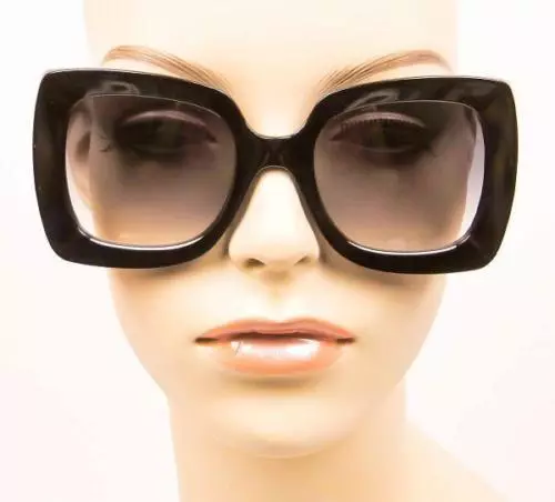 70s Oversized Retro Big Large Jackie O Square Designer Butterfly OmG Sunglasses - Picture 4 of 11