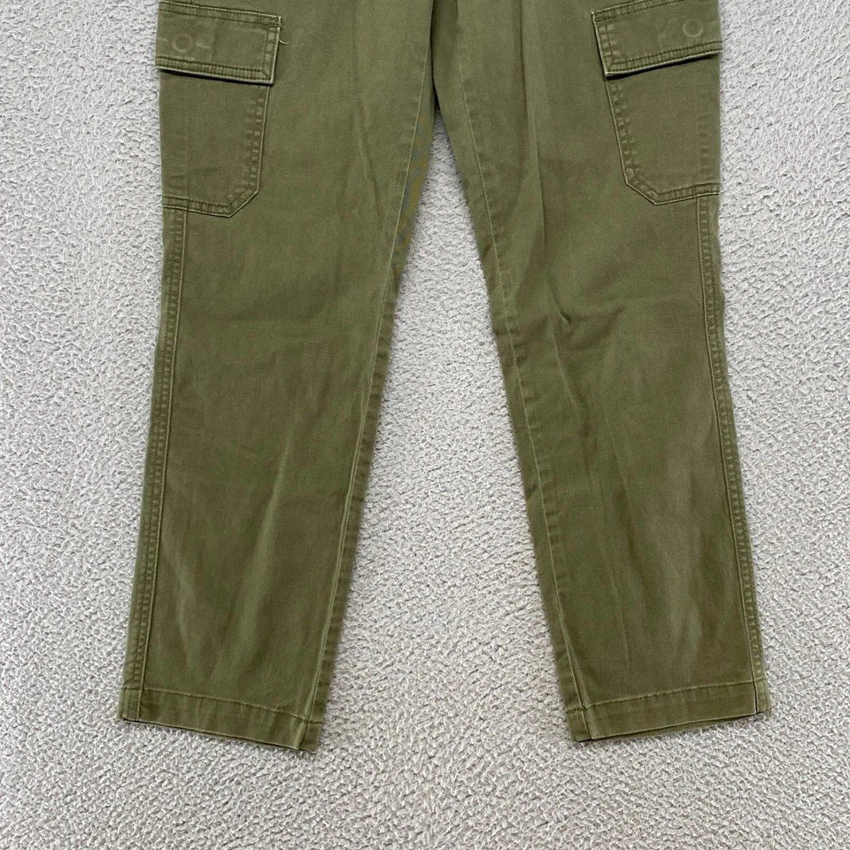 J. Crew Cargo Pants Womens 2 Army Military Utility Stretch Cotton Soft Grunge - Image 3 of 4