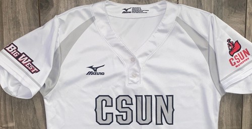 TEAM ISSUED Cal State Northridge CSUN Matadors Softball Baseball Game Jersey L - Picture 11 of 23