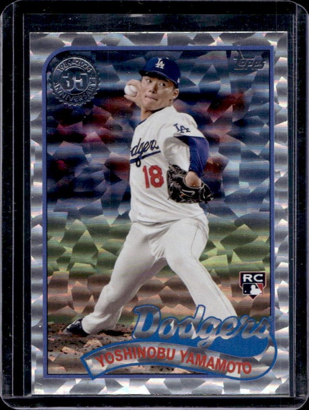 2024 Topps Yoshinobu Yamamoto 1989 35th Anniversary Series Two RC Foil #89B2-48