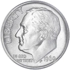 1960-P Roosevelt Dime — photo from another recent sale