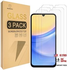 Screen Protector compatible with Samsung Galaxy A15 5G / 4G Tempered Glass 