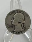 1943 S Washington Quarter 90% Silver US Coin # T 28