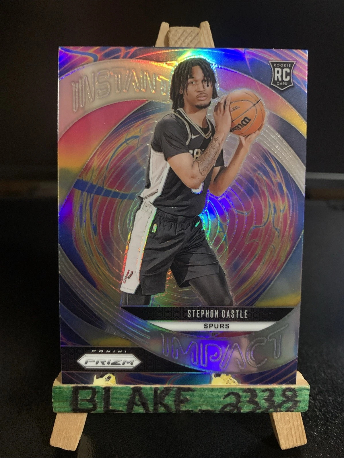 2024-25 Panini Prizm - Instant Impact Stephon Castle #4 Silver Prizm (RC)