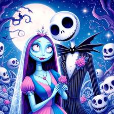 sticker nightmare before Christmas big