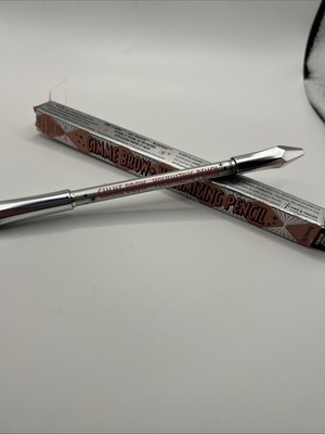 Benefit Gimme Brow+ Volumizing Fiber Eyebrow Pencil Warm Deep Brown 4 NIB 1.19 g