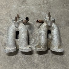 Porsche 356 Pre-a Solex 32 Pbj Pbi Carburetor Manifold Pair Intake Carbs Set Porsche 356 Pre-a Solex 32 Pbj Pbi Carburetor Manifold Pair Intake Carbs Set