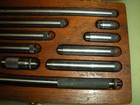 VINTAGE LUFKIN 1 1/2 TO 8 INCH INSIDE MICROMETERS IN ORIGINAL WOODEN BOX — photo 5