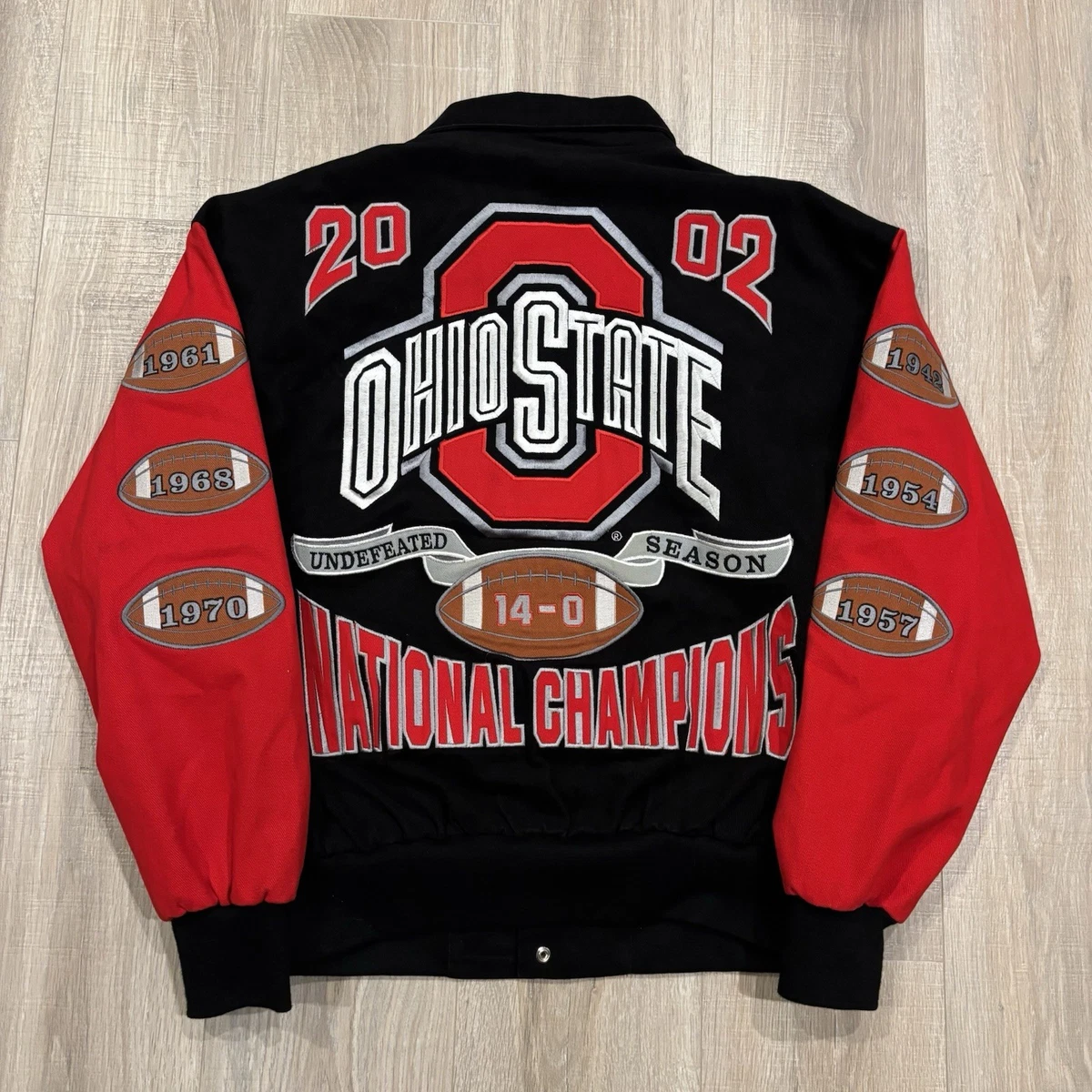 NFL OHIO STATE レーシングジャケット チャンピオン フット