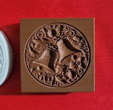 New Springerle Cookie Mold Press Stamp Two Ch...