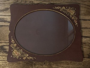 El Arte El Salvador Wooden Picture Frame - Handmade - Hand Painted 11x9/ 9x7