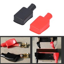 Battery Terminal Protector 2Pcs Battery Terminal Covers Rubber Positive