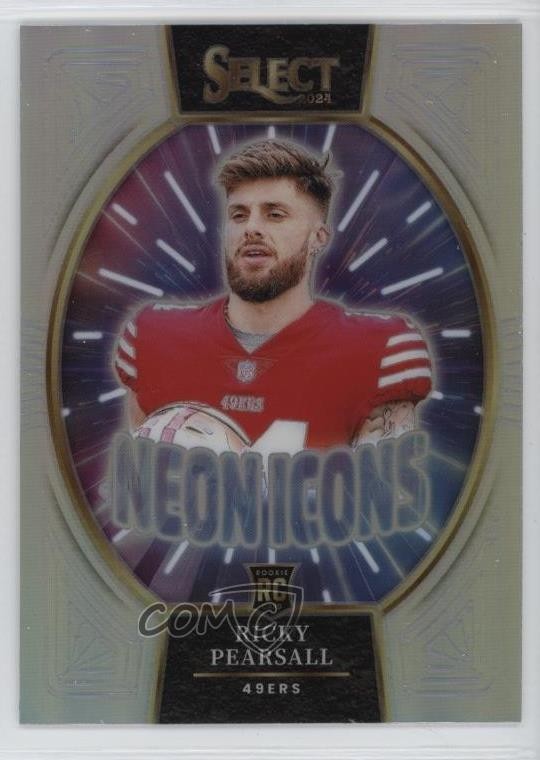 2024 Panini Select Neon Icons Silver Prizm Ricky Pearsall #6 1s13