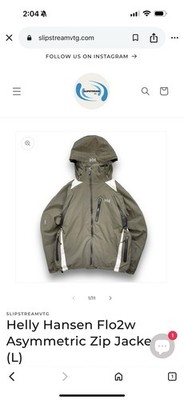 Helly Hansen Flo2w Asymmetric Full Zip Hooded Jacket Size Small