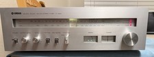 Vintage YAMAHA CT-800 Natural Sound AM/FM Stereo Tuner Silver W Antenna Tested