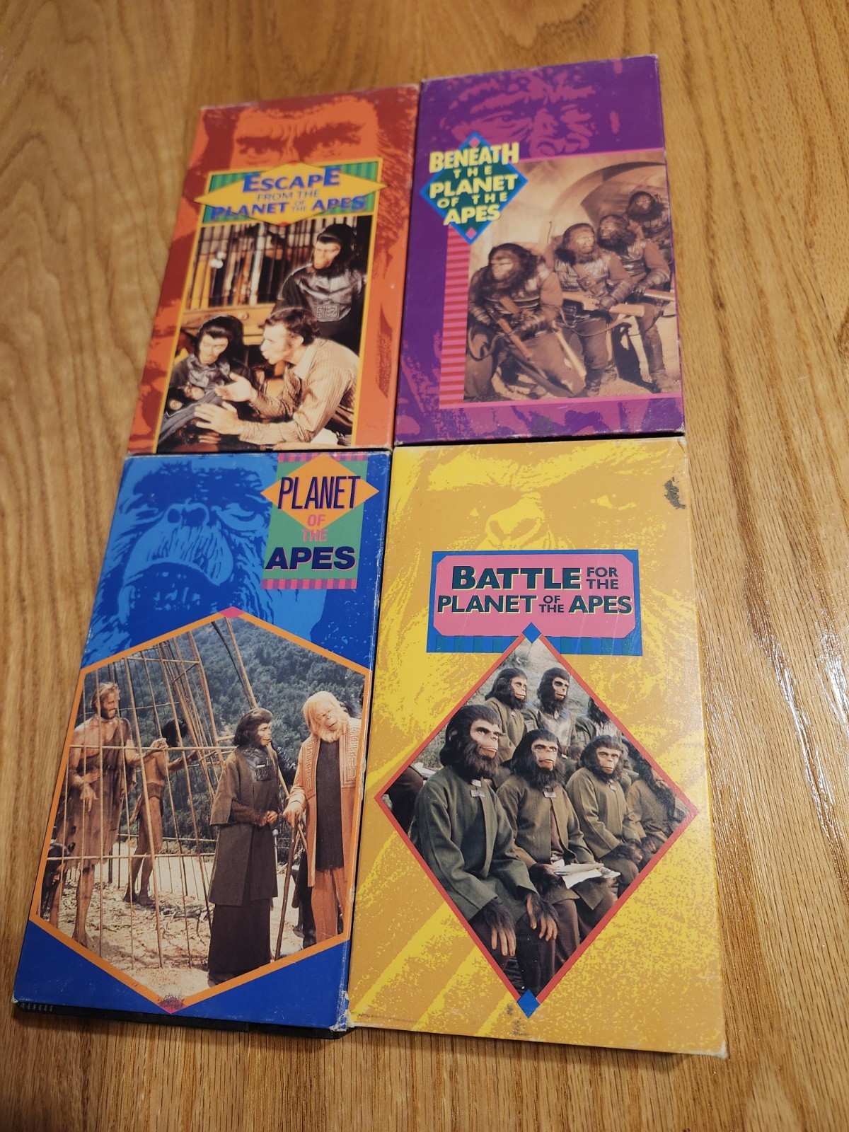 Vintage Planet Of The Apes Vhs Collection 4 Great Shape | eBay