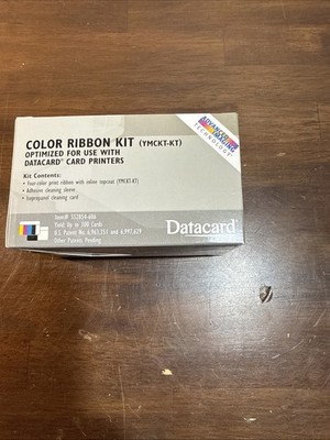 New Datacard Color Ribbon Kit YMCKT-KT 552854-606 Complete