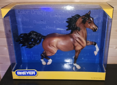 Breyer New in Box 1348 Color Crazy Herd Stallion Red Bay NIB Huckleberry Bey