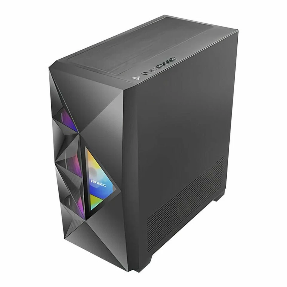 ATX Semi-Tower Gehäuse Antec 0-761345-80081-5 Schwarz ATX RGB - Bild 2 von 4