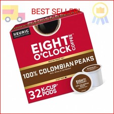 Eight O'Clock Coffee Colombian Peaks Single-Serve Keurig K-Cup Pods, Medium Roas